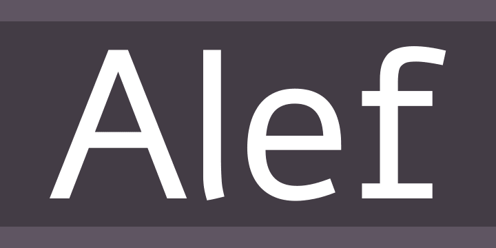 Font Alef