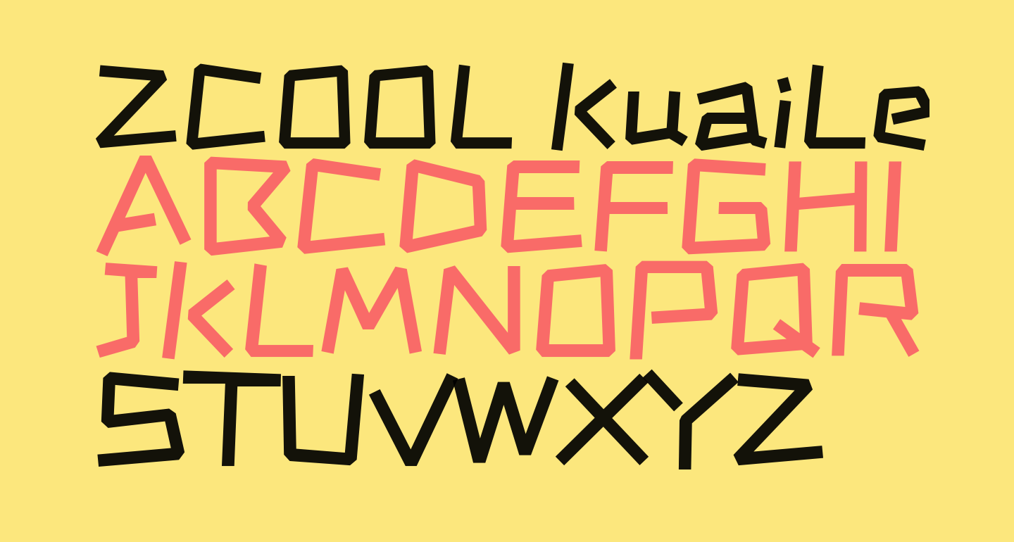 Font ZCOOL KuaiLe