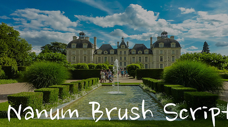 Font Nanum Brush Script