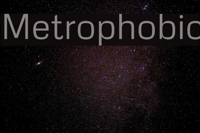 Metrophobic