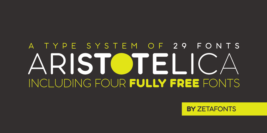 Font Aristotelica Display