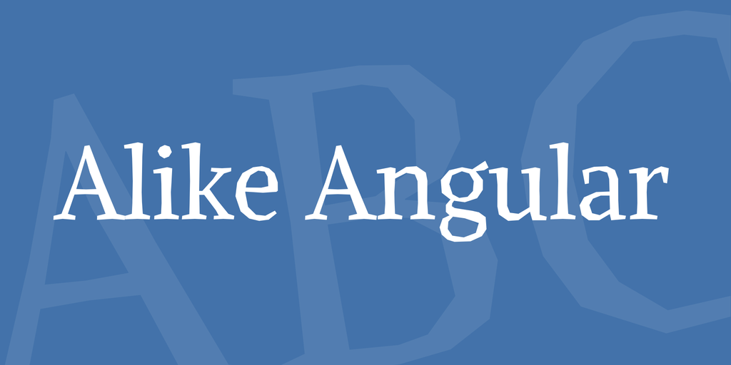 Font Alike Angular