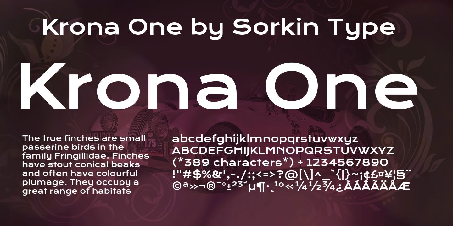 Font Krona One