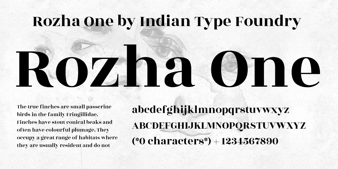 Font Rozha One