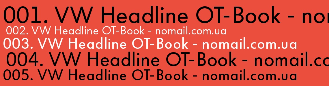 Font Volkswagen Apps