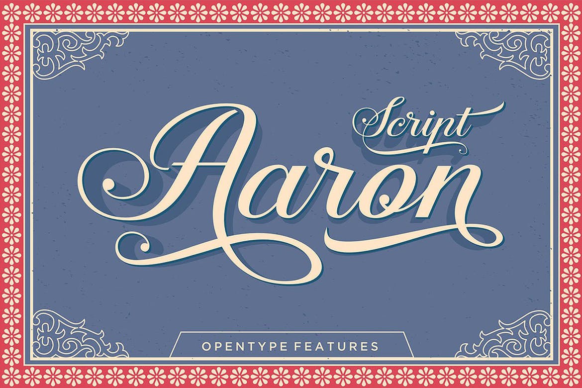 Font Aaron Script