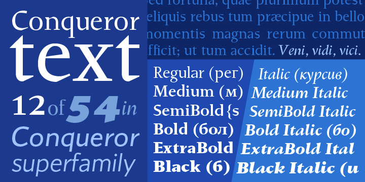 Font Conqueror  Text 