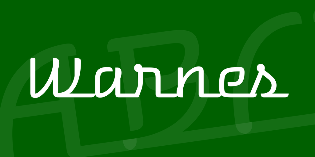 Font Warnes