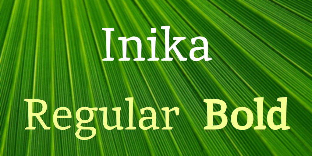 Font Inika