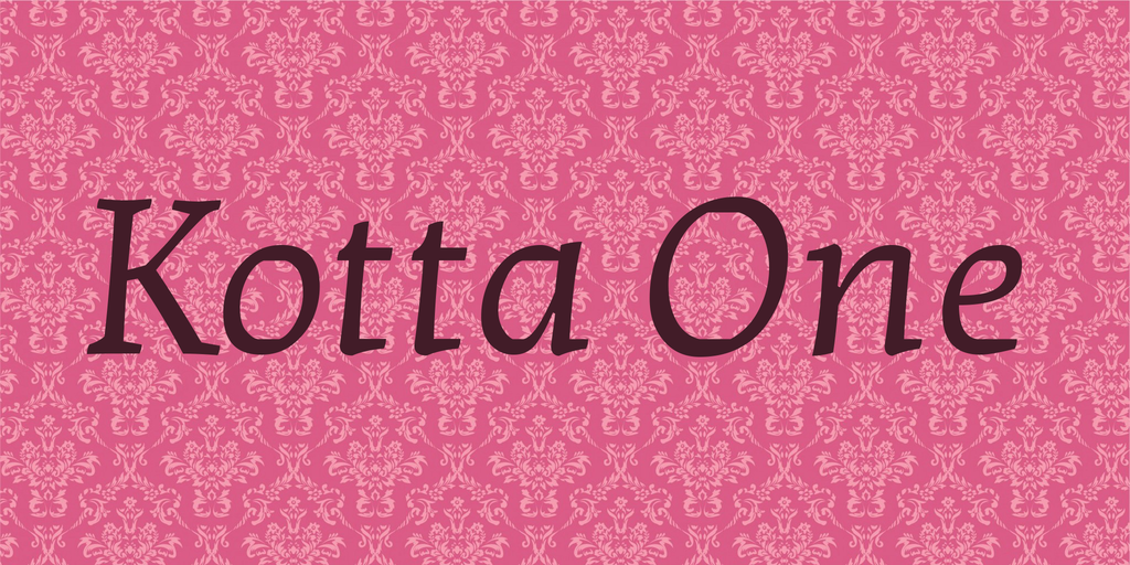 Font Kotta One