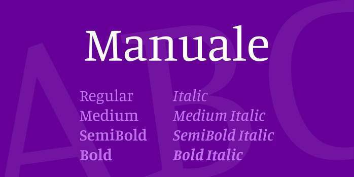 Font Manuale