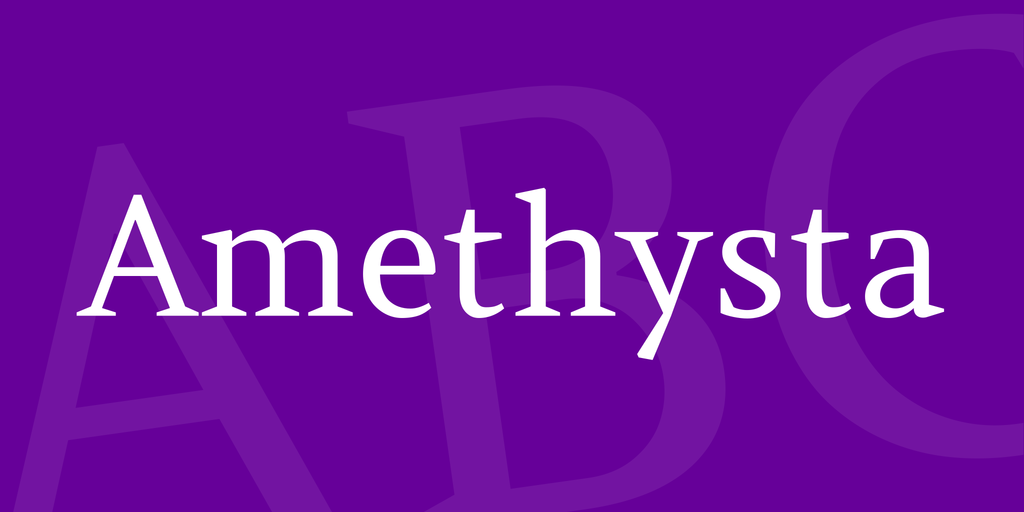 Font Amethysta