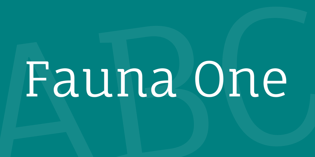 Font Fauna One