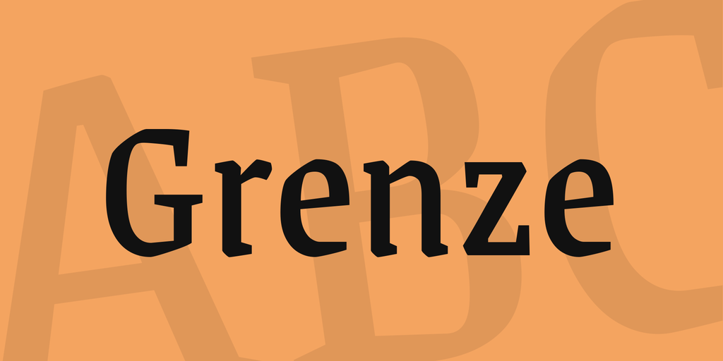 Font Grenze
