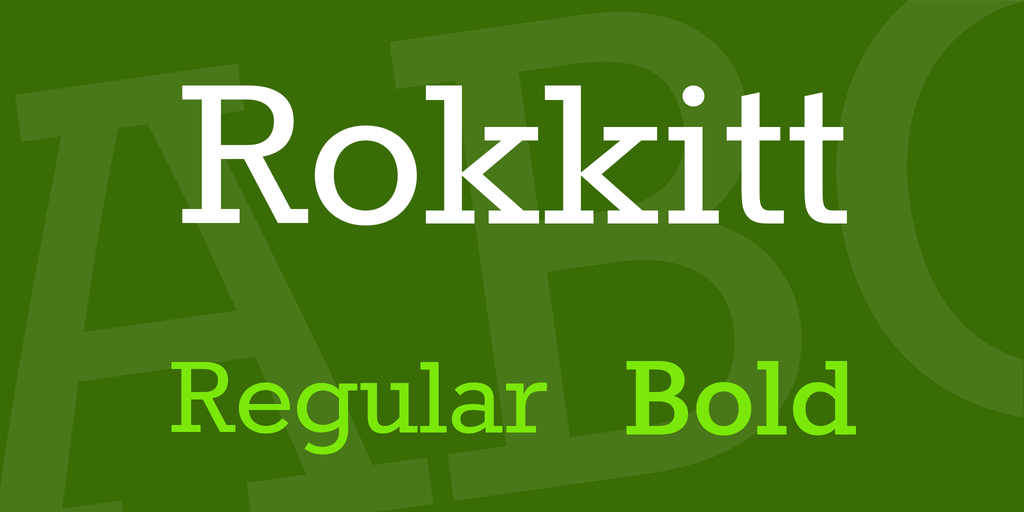 Font Rokkitt