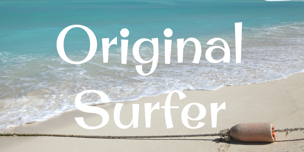Font Original Surfer