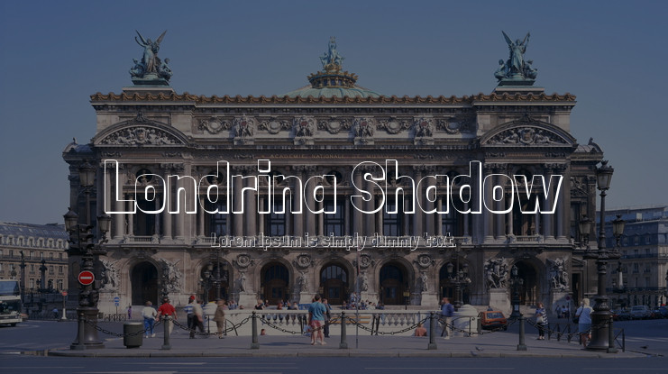 Font Londrina Shadow