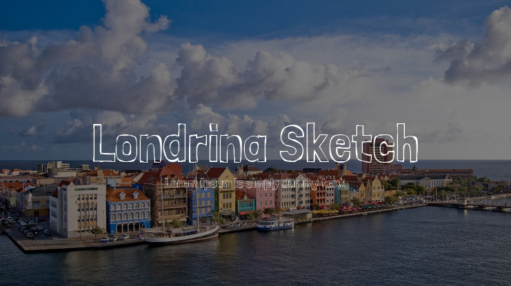 Font Londrina Sketch