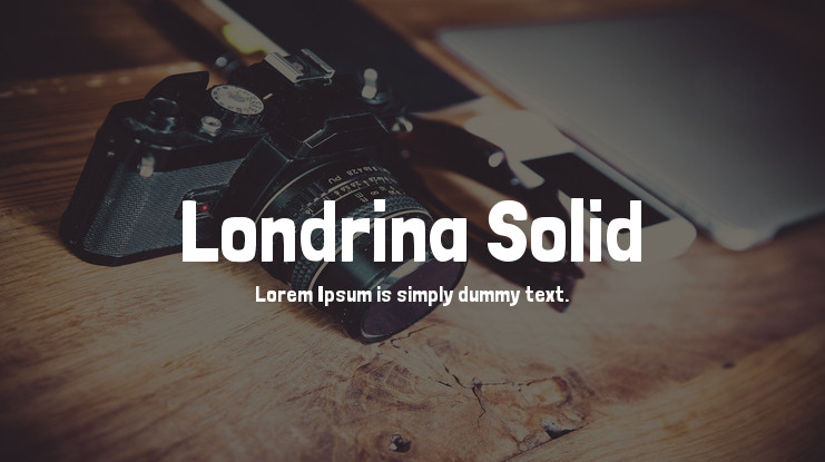 Font Londrina Solid