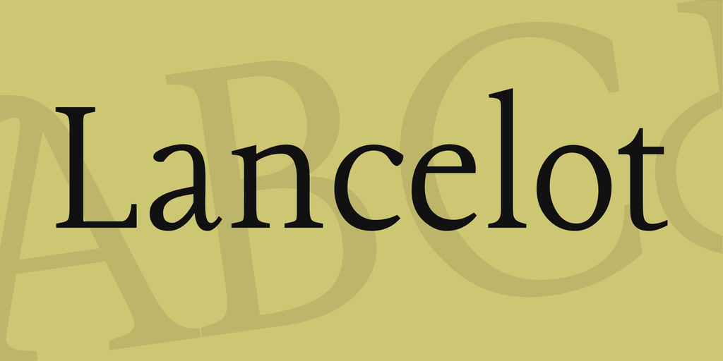 Font Lancelot