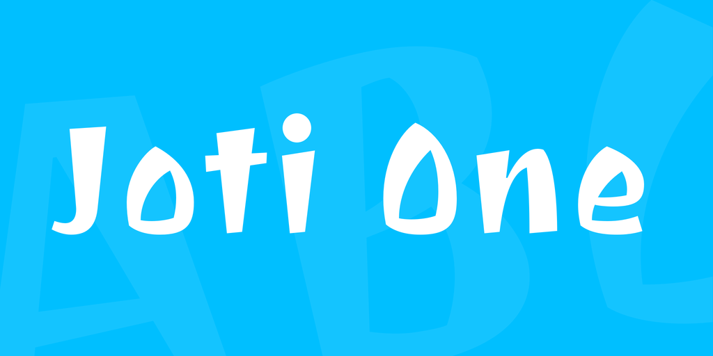 Font Joti One