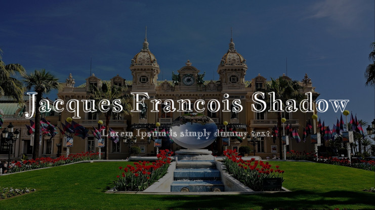 Font Jacques Francois Shadow