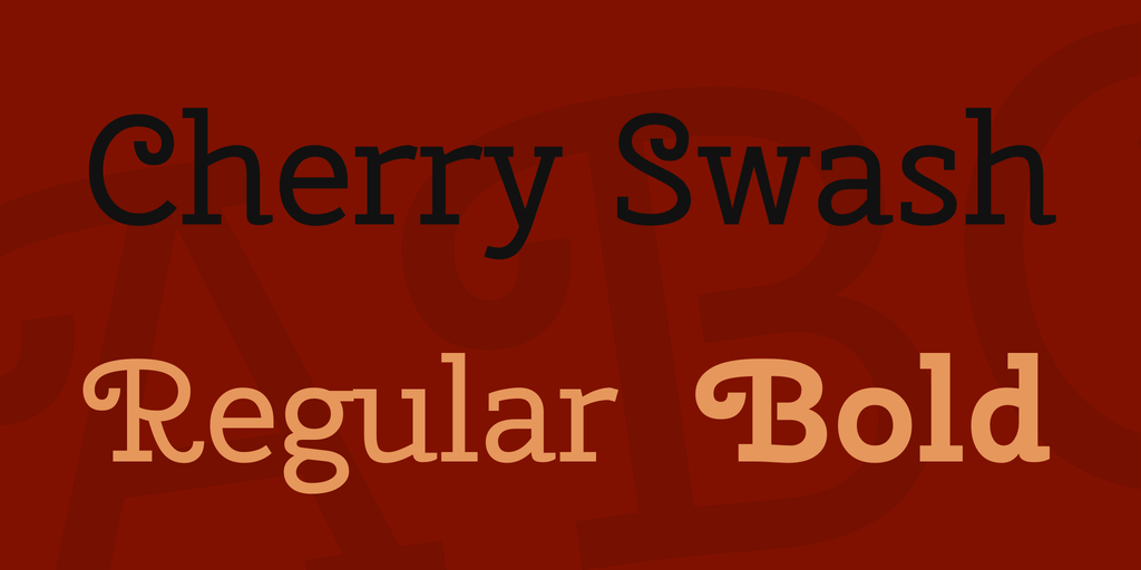 Font Cherry Swash