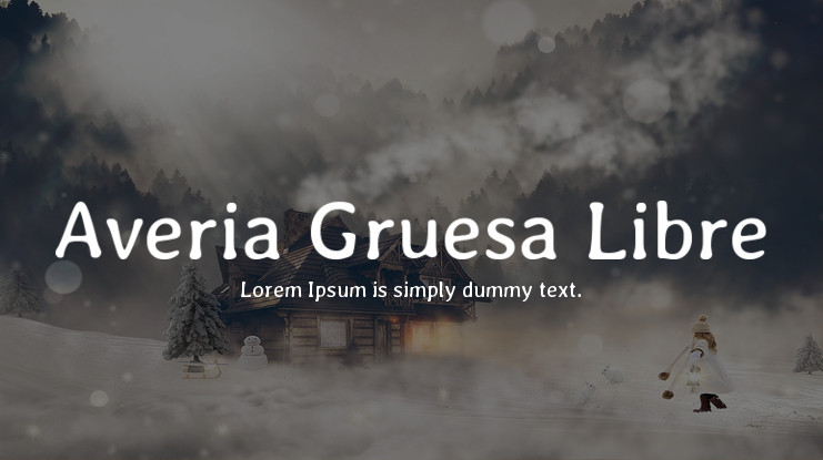 Font Averia Gruesa Libre