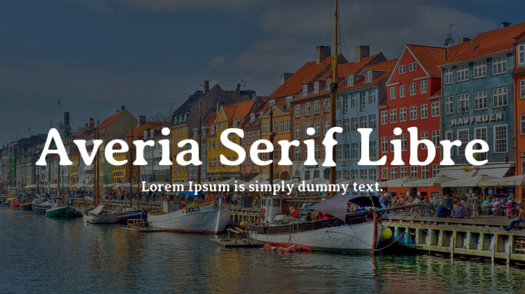 Font Averia Serif Libre