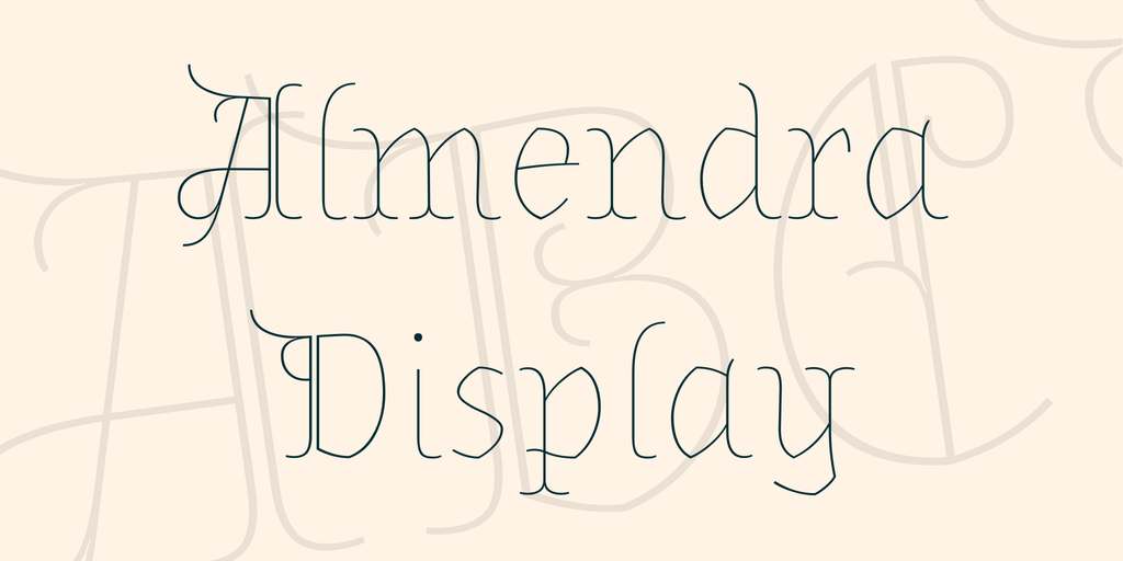 Font Almendra Display