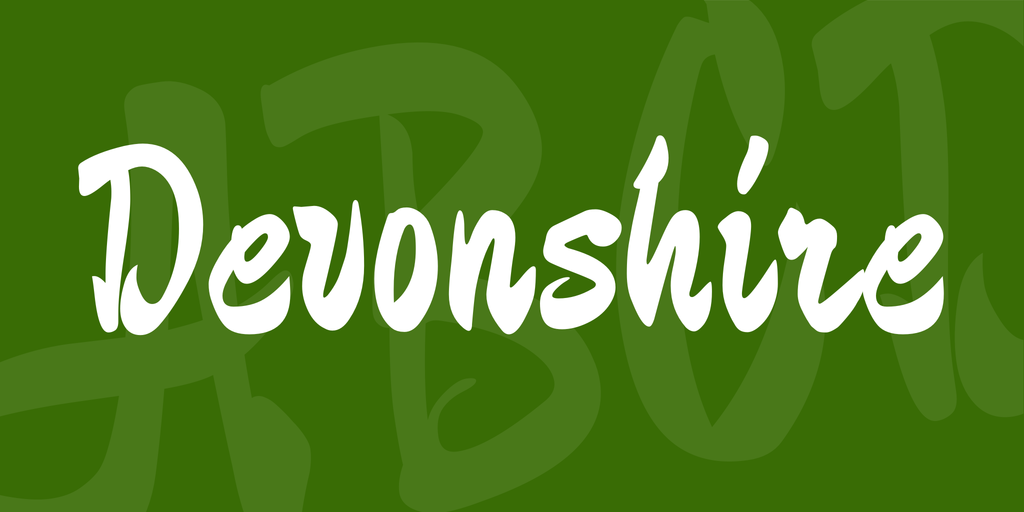 Font Devonshire