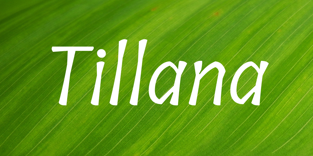 Font Tillana