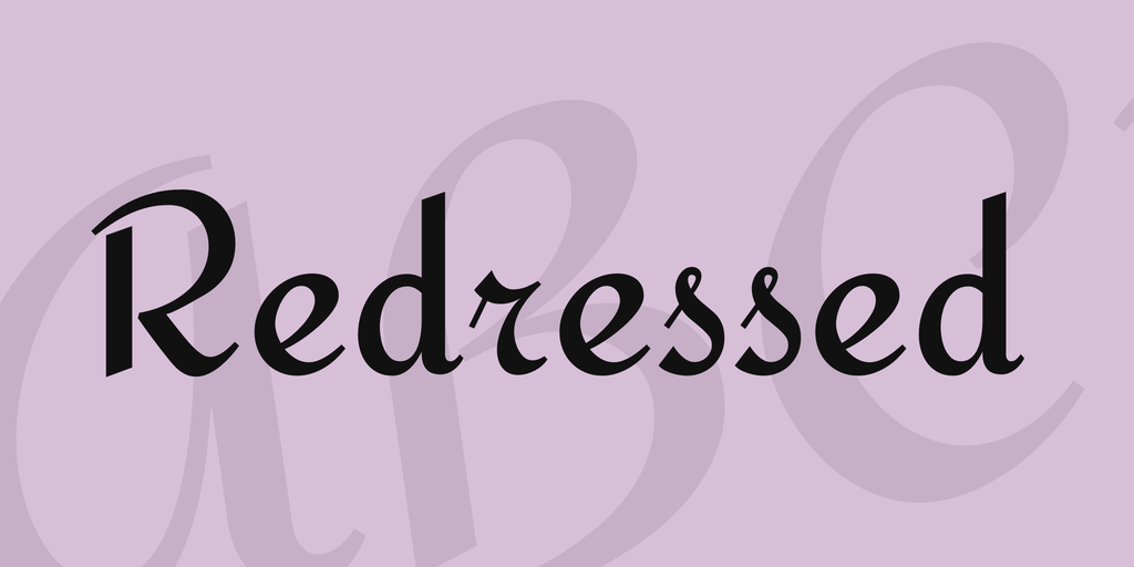 Font Redressed