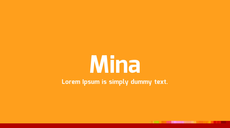 Font Mina