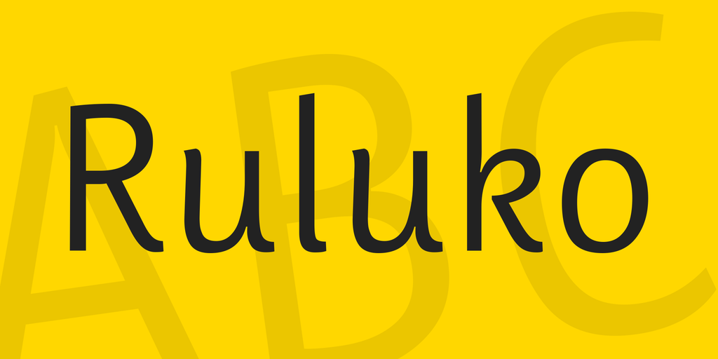 Font Ruluko