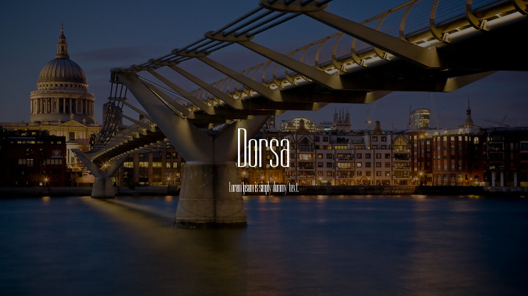 Font Dorsa