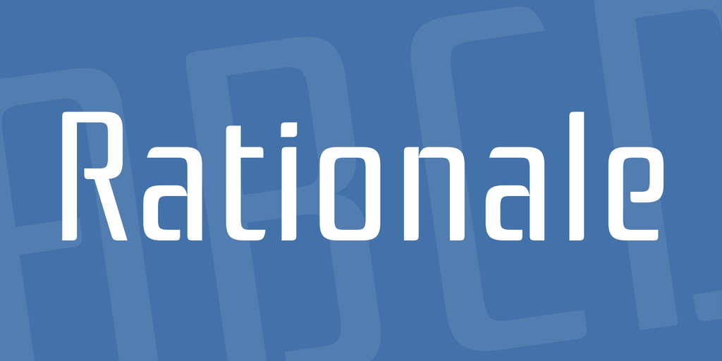 Font Rationale