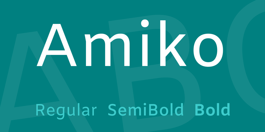 Font Amiko