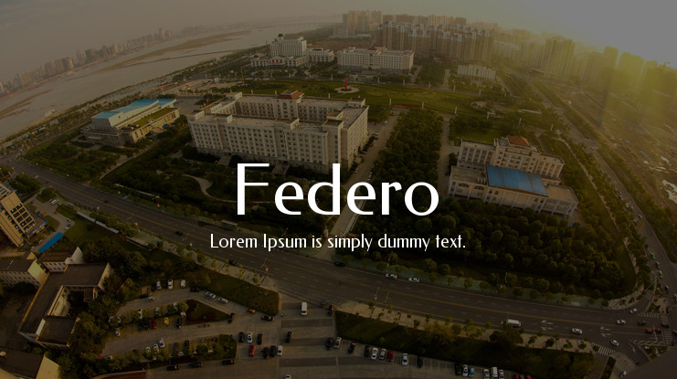 Font Federo