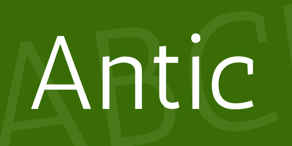Font Antic