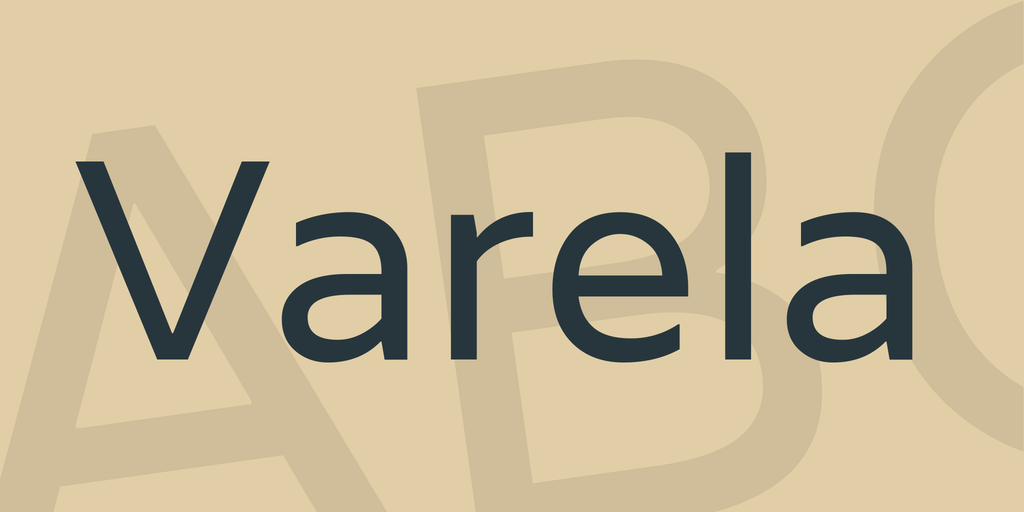 Font Varela