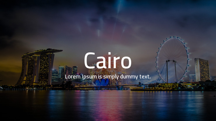 Font Cairo