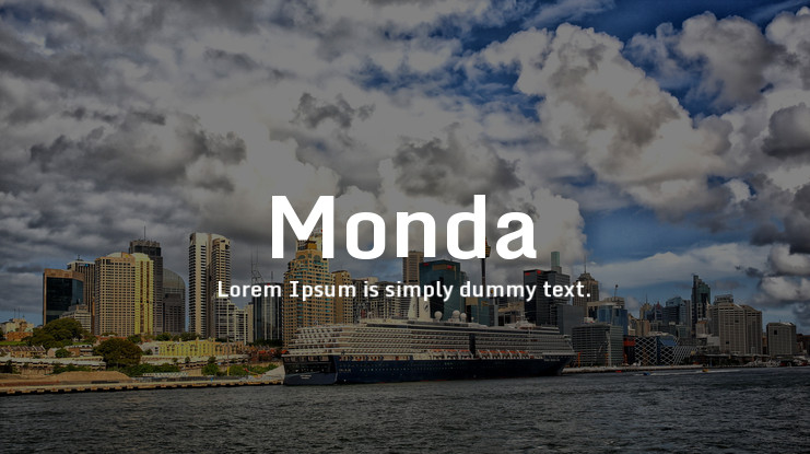 Font Monda