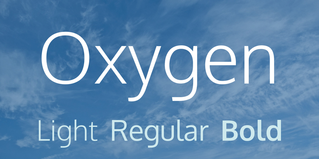 Font Oxygen