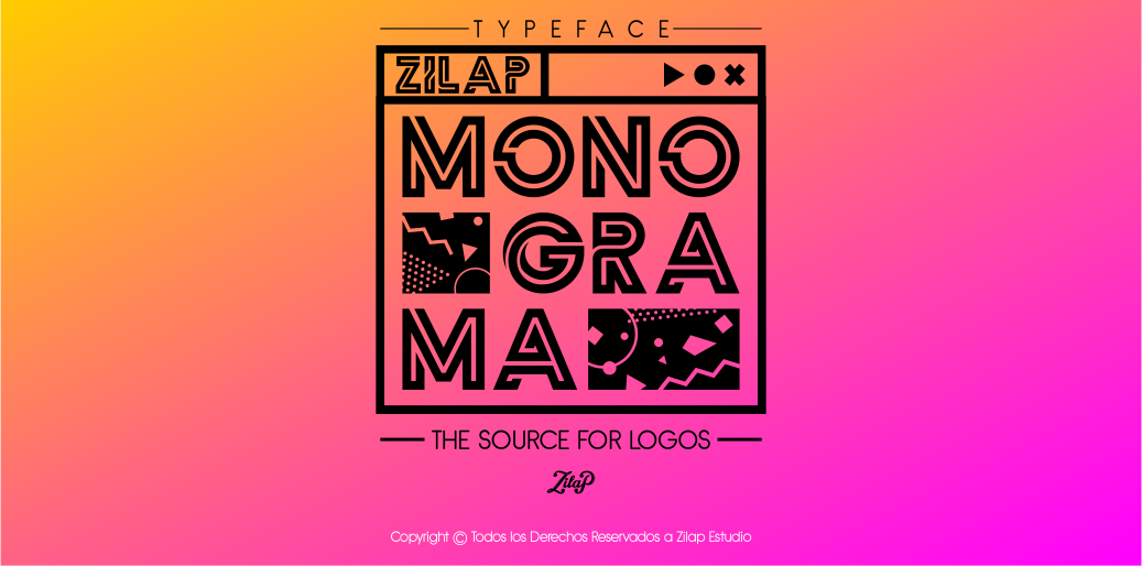 Font Zilap Monograma