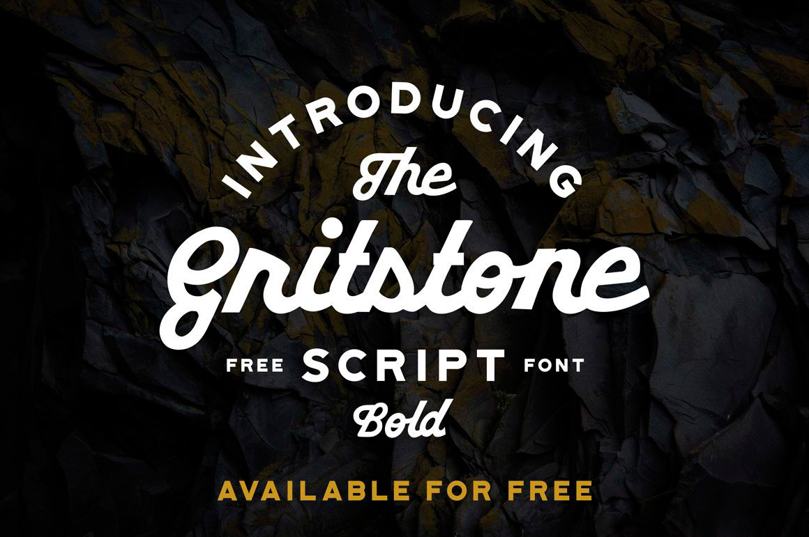 Font Gritstone Script