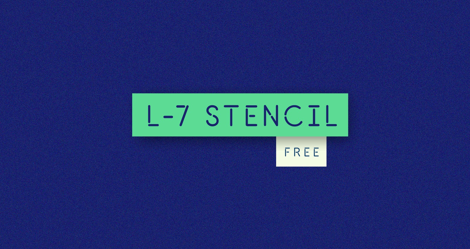 Font L-7 Stencil