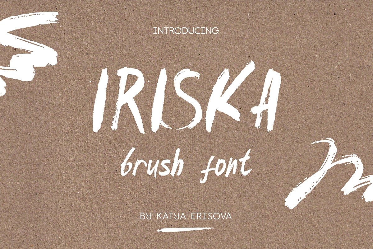 Font Iriska Brush