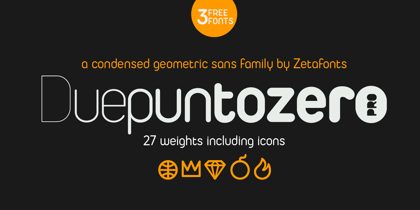 Font Duepuntozero Pro