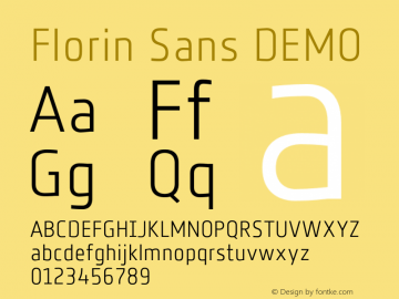 Font Florin Sans 